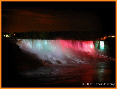 American Fall at night