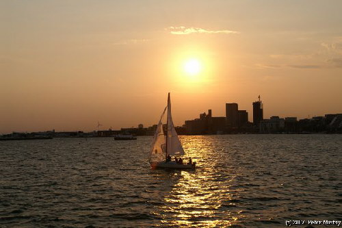 Abendstimmung Ontario See