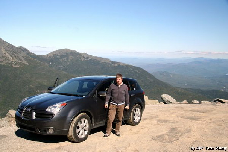 Peter auf der Mt. Washington Auto Road 